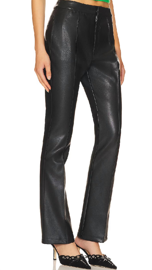 Line And Dot - Reina Vegan Leather Pant