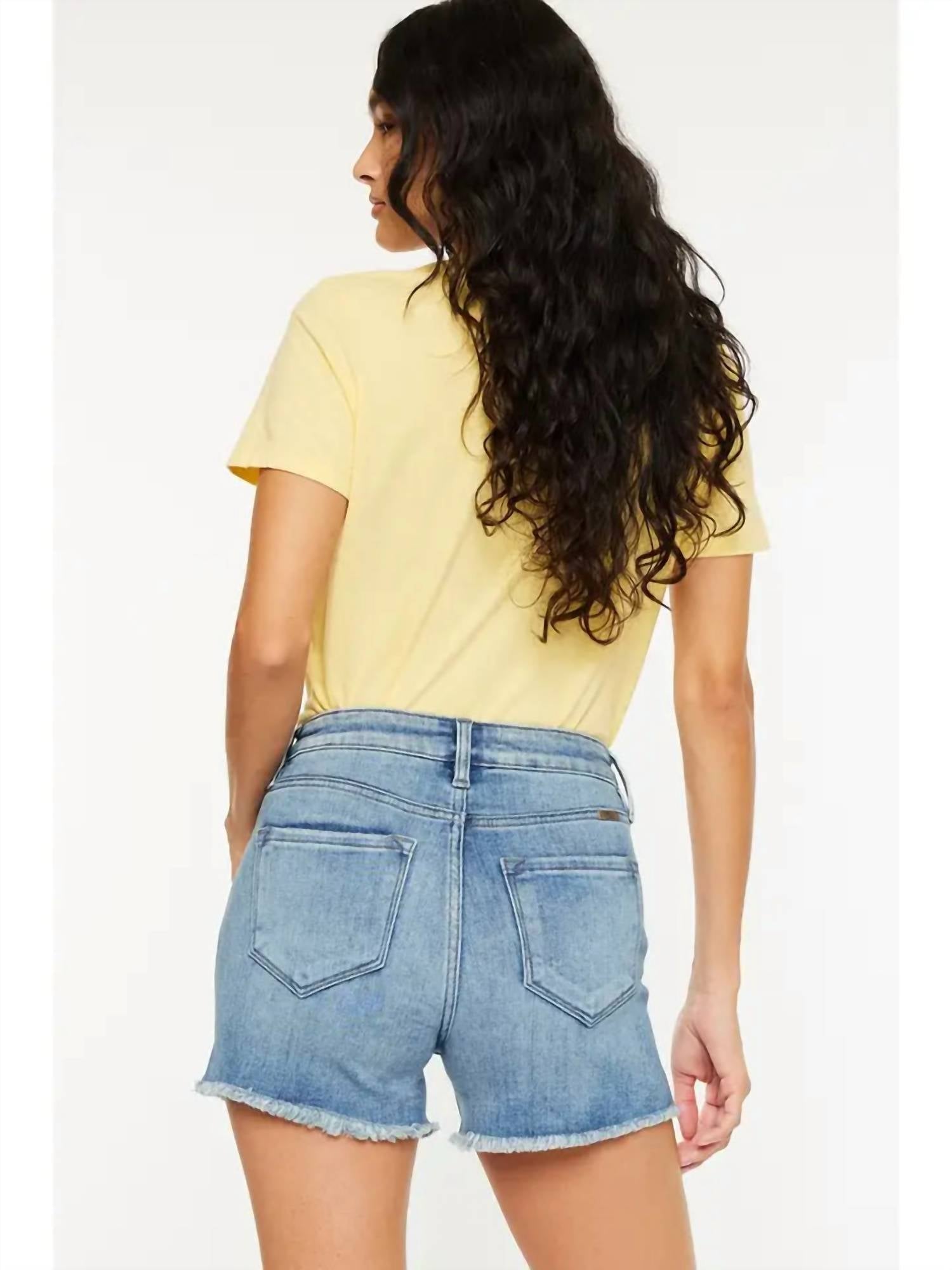 Kancan - Blue Ember Cutoffs Jean Shorts