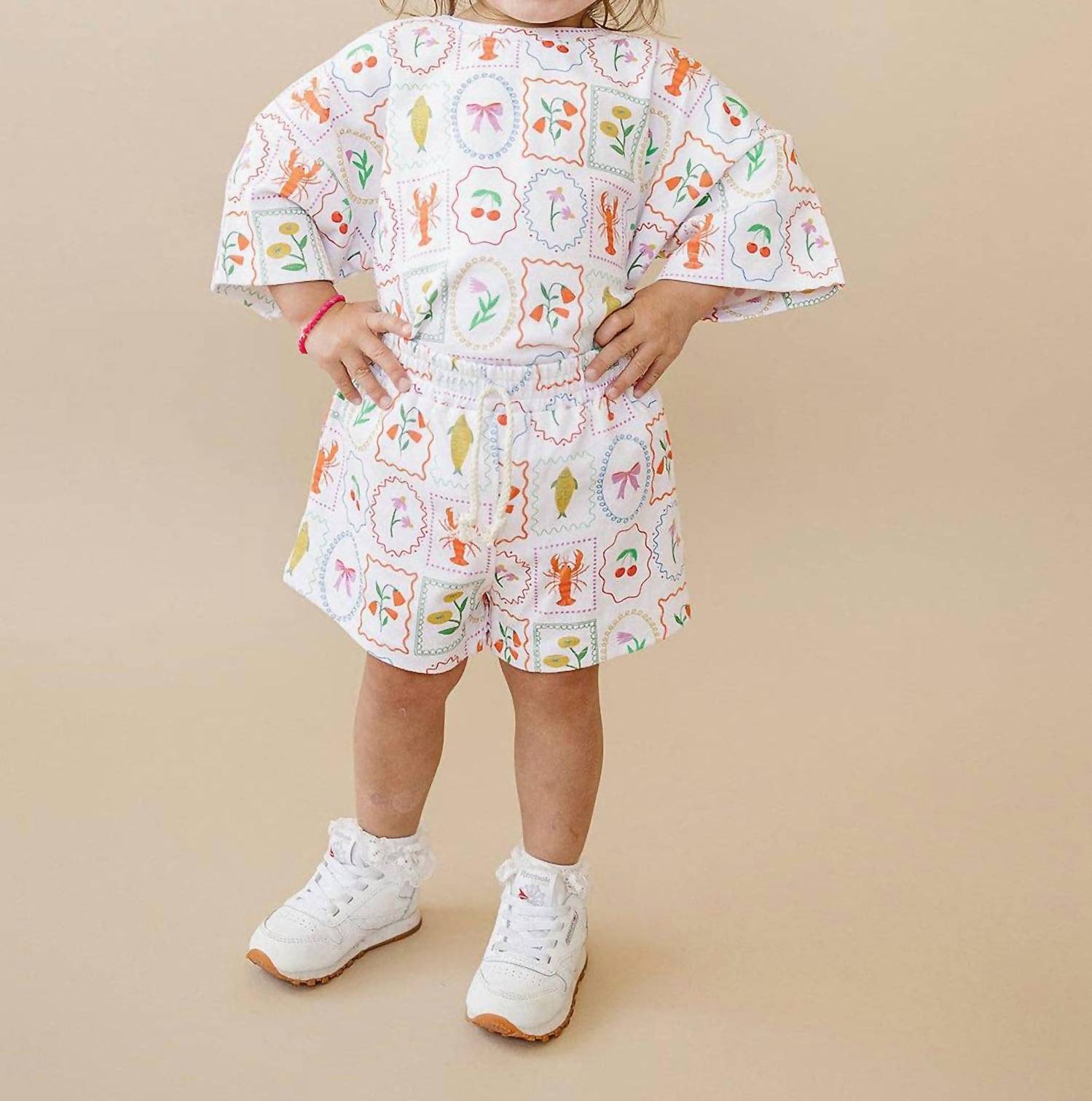 Lucky Panda Kids - Kids Whimsy Summer Shorts Set