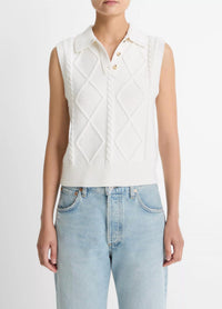Vince - Cable-knit Sweater Vest