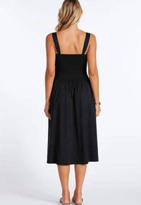 Bishop + Young - Corsica Smocked Poplin Midi Dress