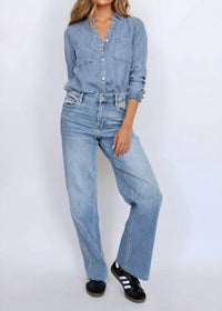 Hidden - Logan Wide Leg Dad Jeans