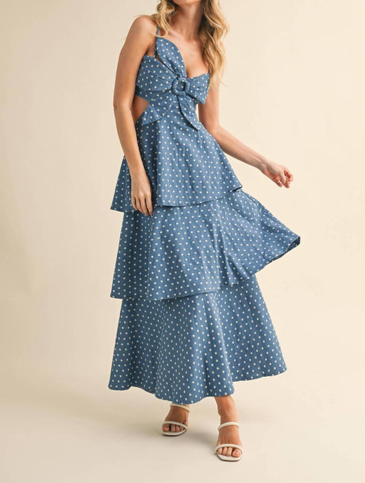 Klesis - Floral Cutout Dress