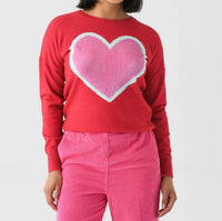 J. Society - Heart Crew Sweater