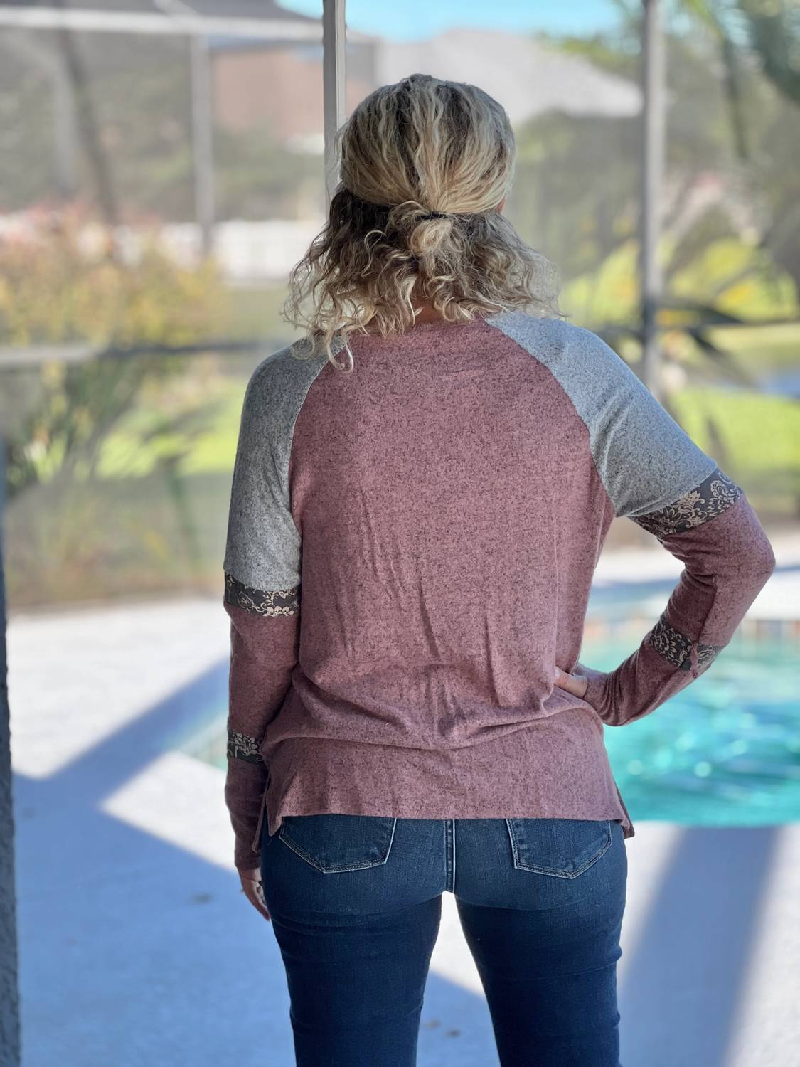 Adora - Pop Of Paisley Top