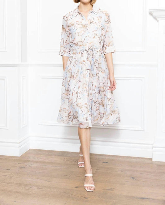 Zero Degree Celsius - Marble Print Dress