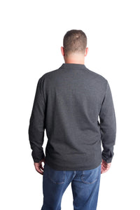 Vince - Double-faced Long Sleeve Polo Shirt