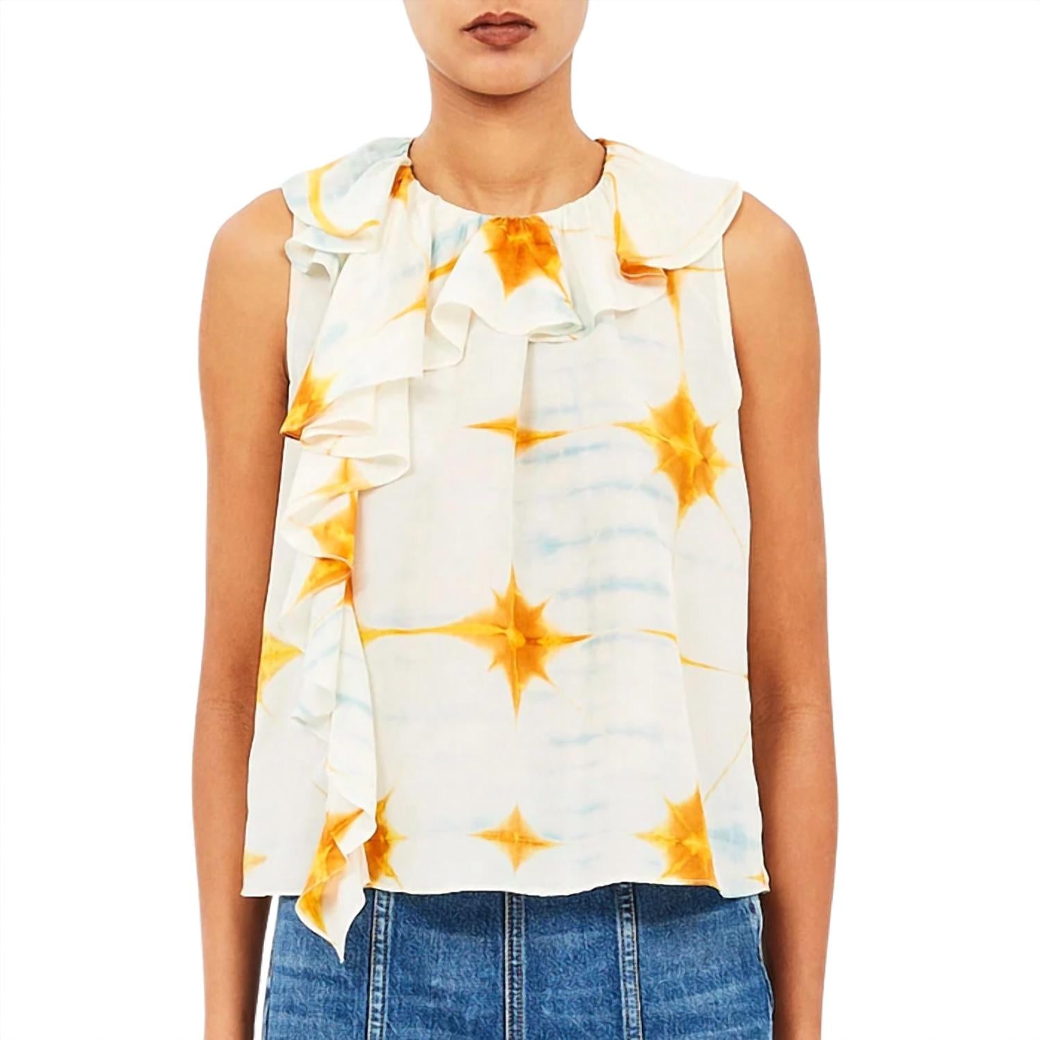 Ulla Johnson Women's Nya Sleeveless Top in dawn - women's blouse