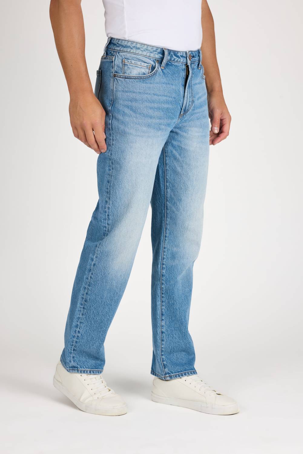 Monfrere - Caine Straight Leg Vintage Rigid Denim Jeans