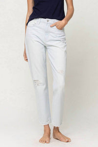 Flying Monkey - Rosa Super High Rise Mom Jeans