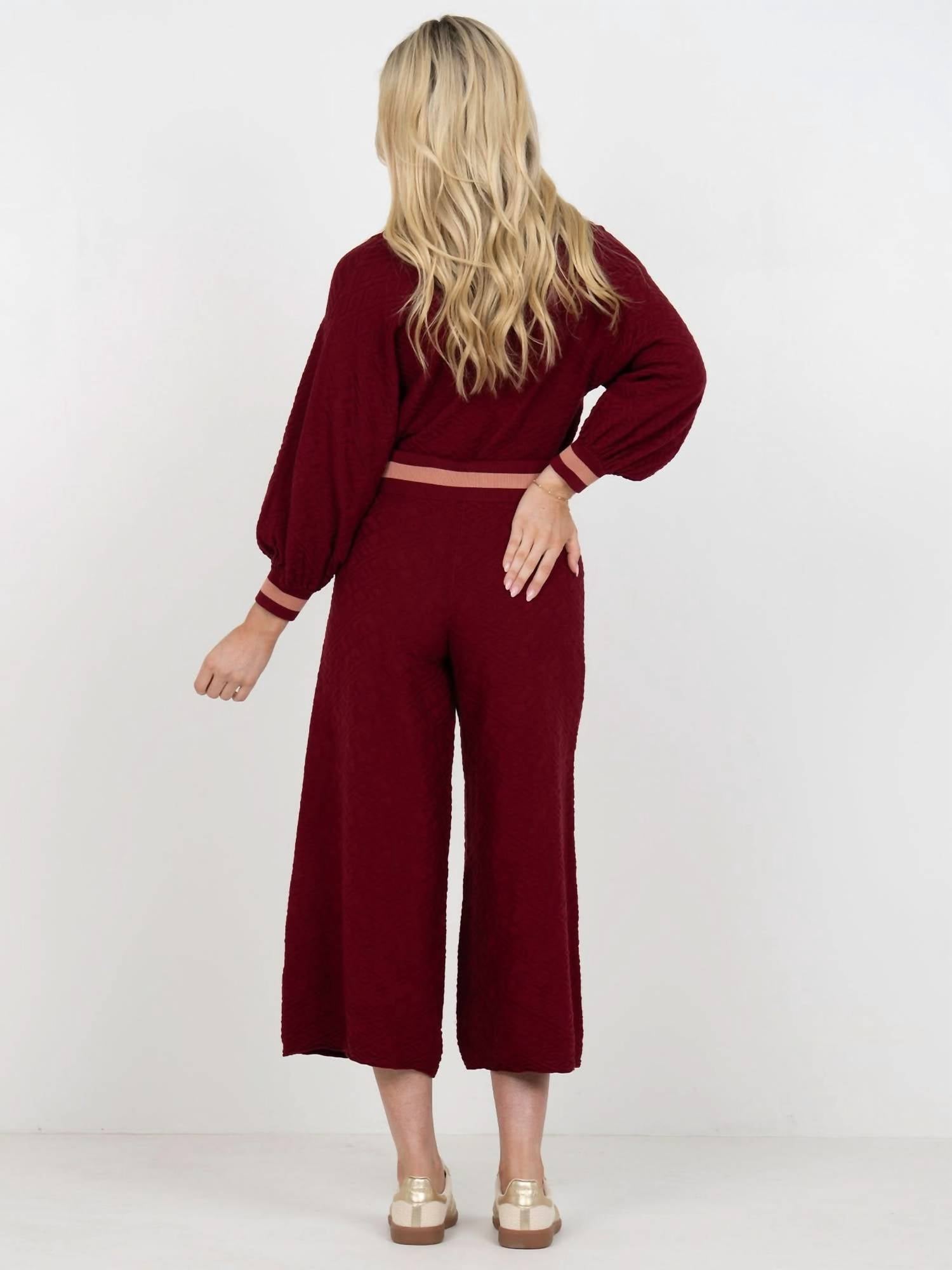 Emily Mccarthy - Teddy Crop Trouser