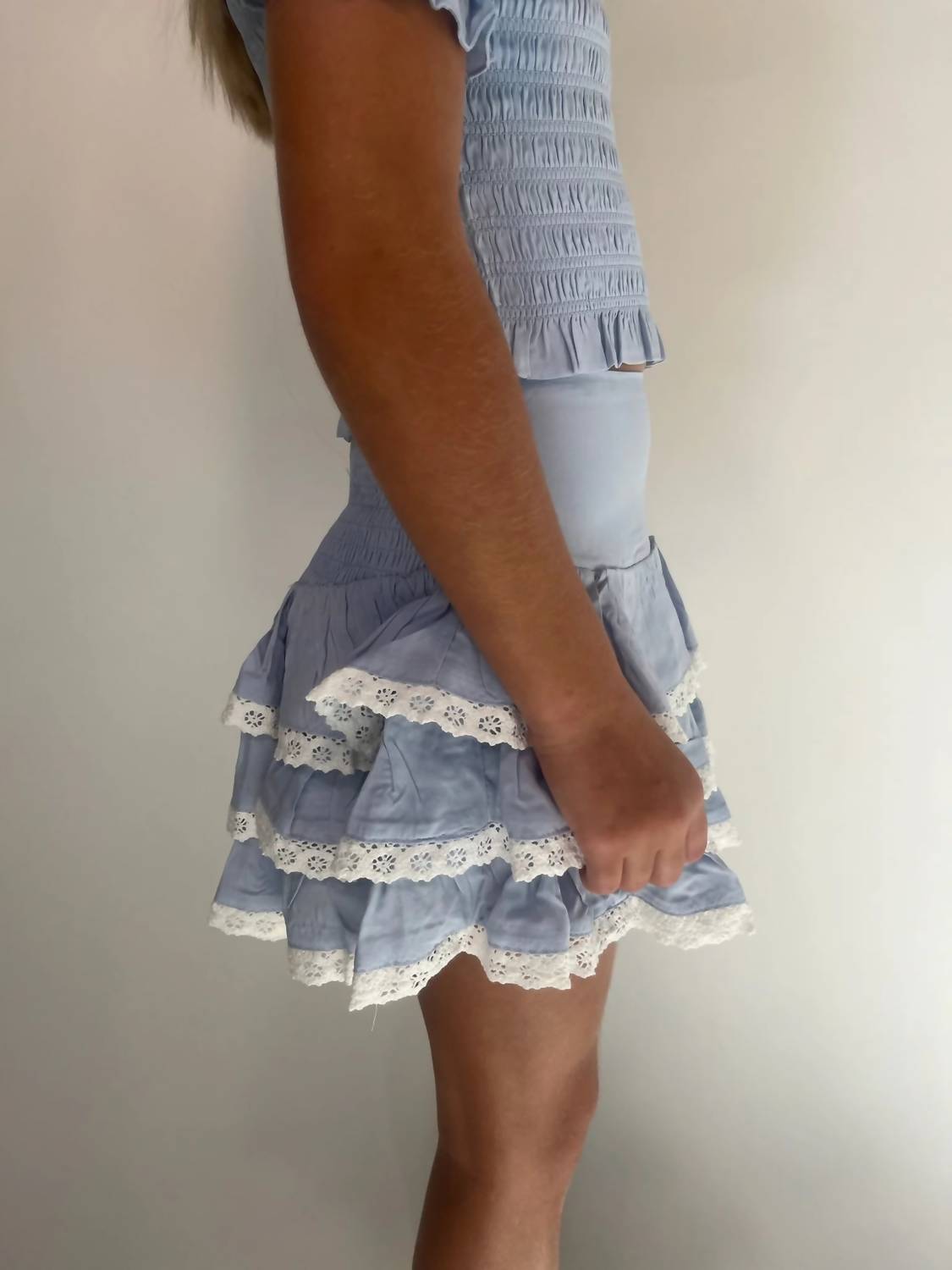 Katie J Nyc - Girls Solid Melody Skirt