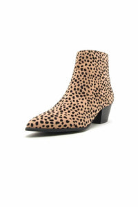 Qupid - Women's Mystique Cheetah Bootie