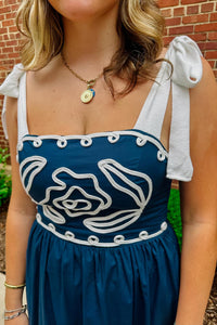 Lilbelle By Lilbelle - Emma Embroidered Bow Maxi