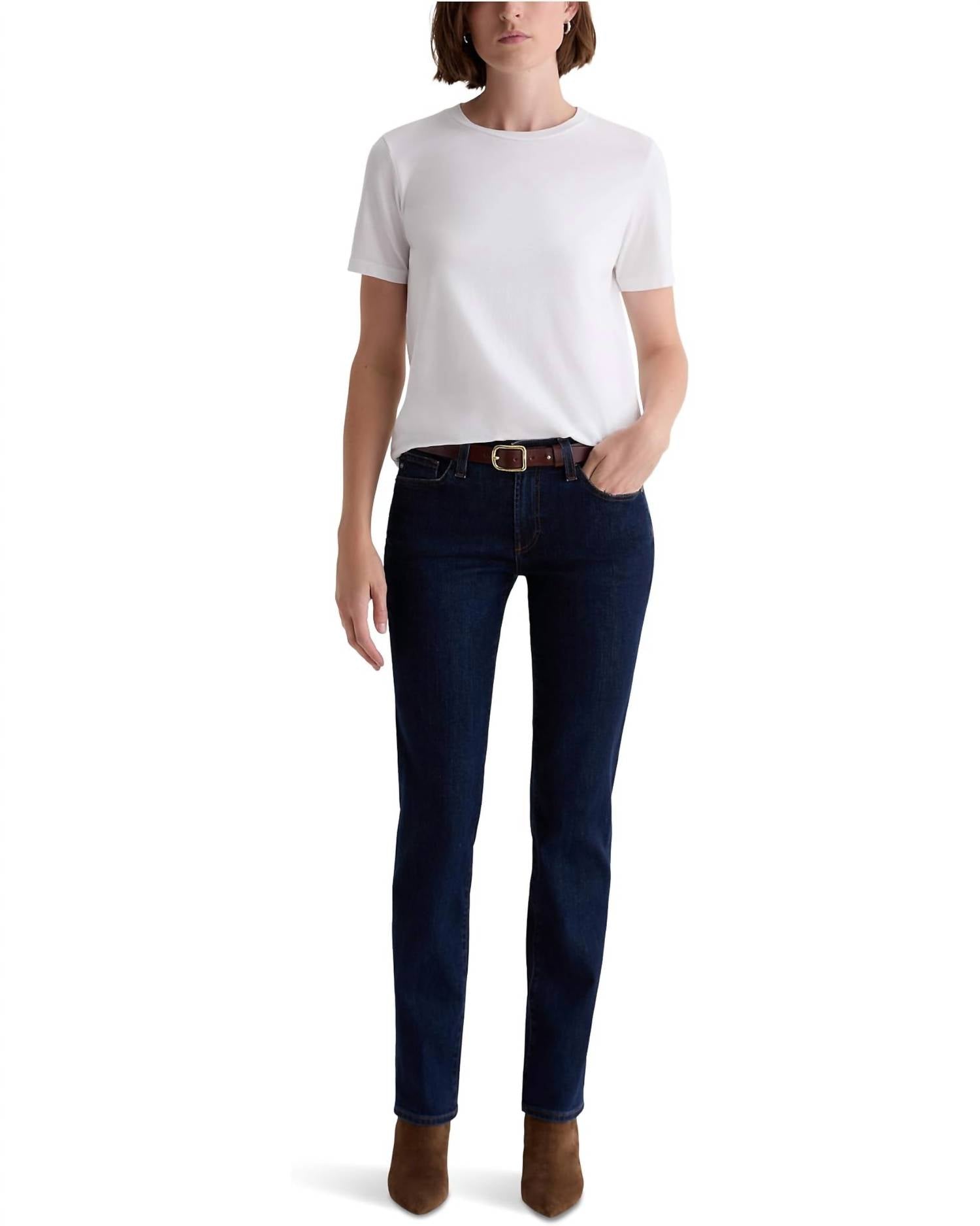 Ag Jeans - Sandra Low Rise Slim Straight Jean