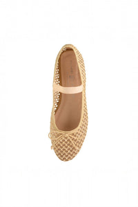 CHINESE LAUNDRY Women's Audrey Ballet Flat in beige - women's flats - detail view