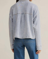 Z Supply - ALL DAY CROPPED KNIT DENIM JACKET
