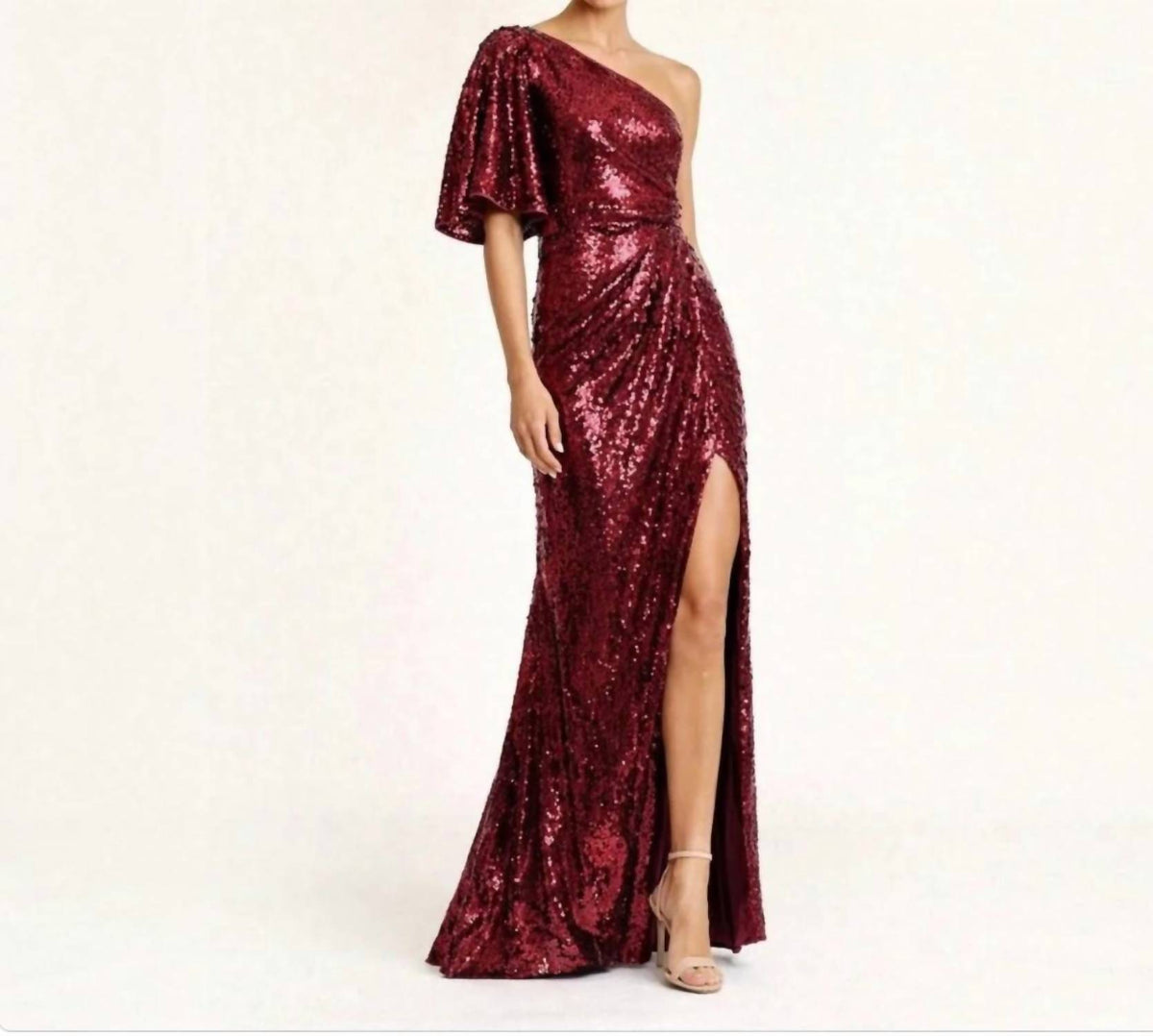 Mac Duggal - Sequin One Shoulder Gown