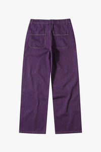 Le Mont Saint Michel Polino Denim Pants in purple - women's pants - alternate view
