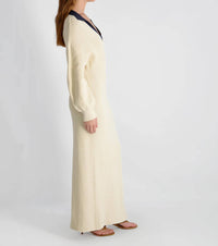 French Connection - Mozart Contrast Texture Knit Maxi Dress