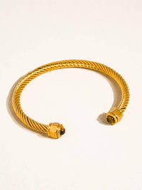 Flanerie By Maiq - Women's Vail Stone Braided Bangle