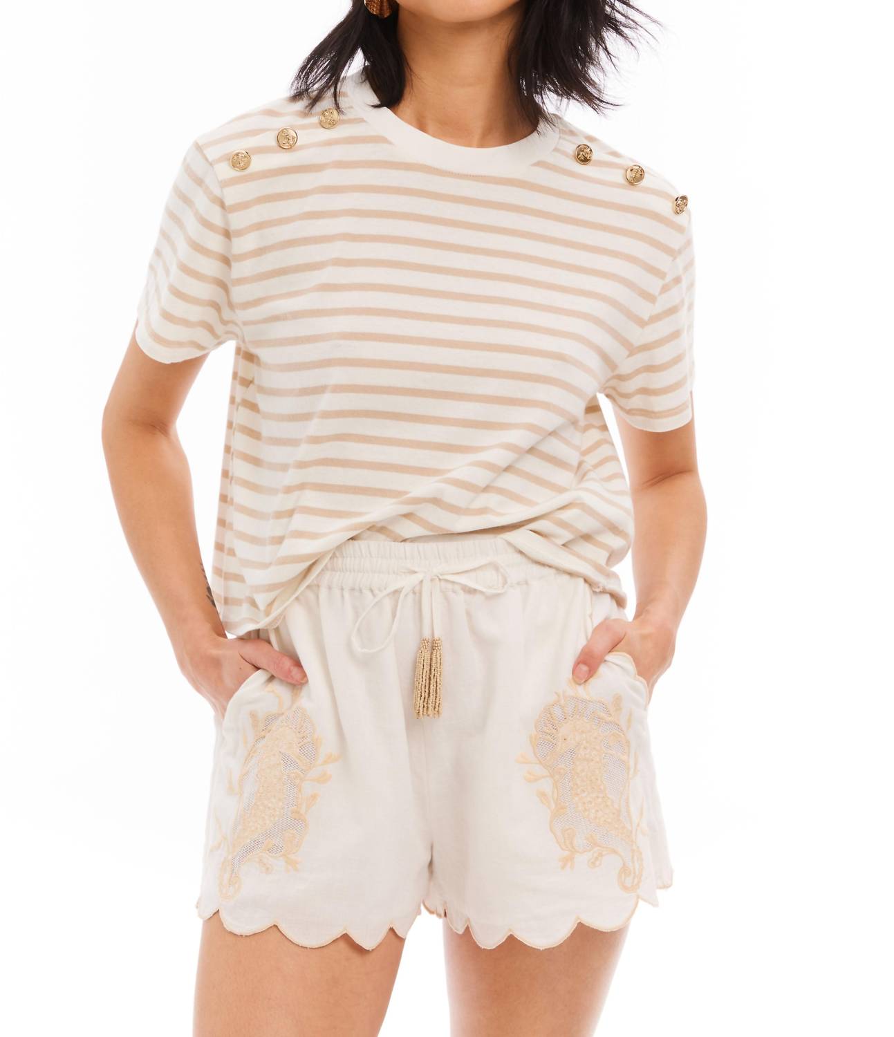 Allison New York - Stripe Brooklyn Tee