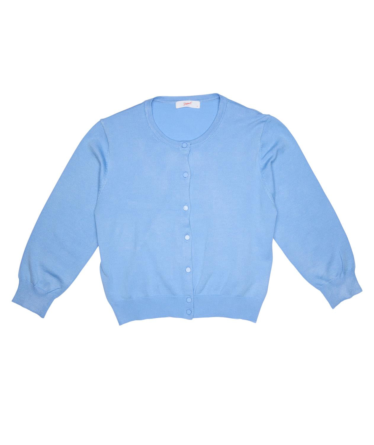 8apart Junior Women's Ronnie Cardigan in light blue - women's cardigan