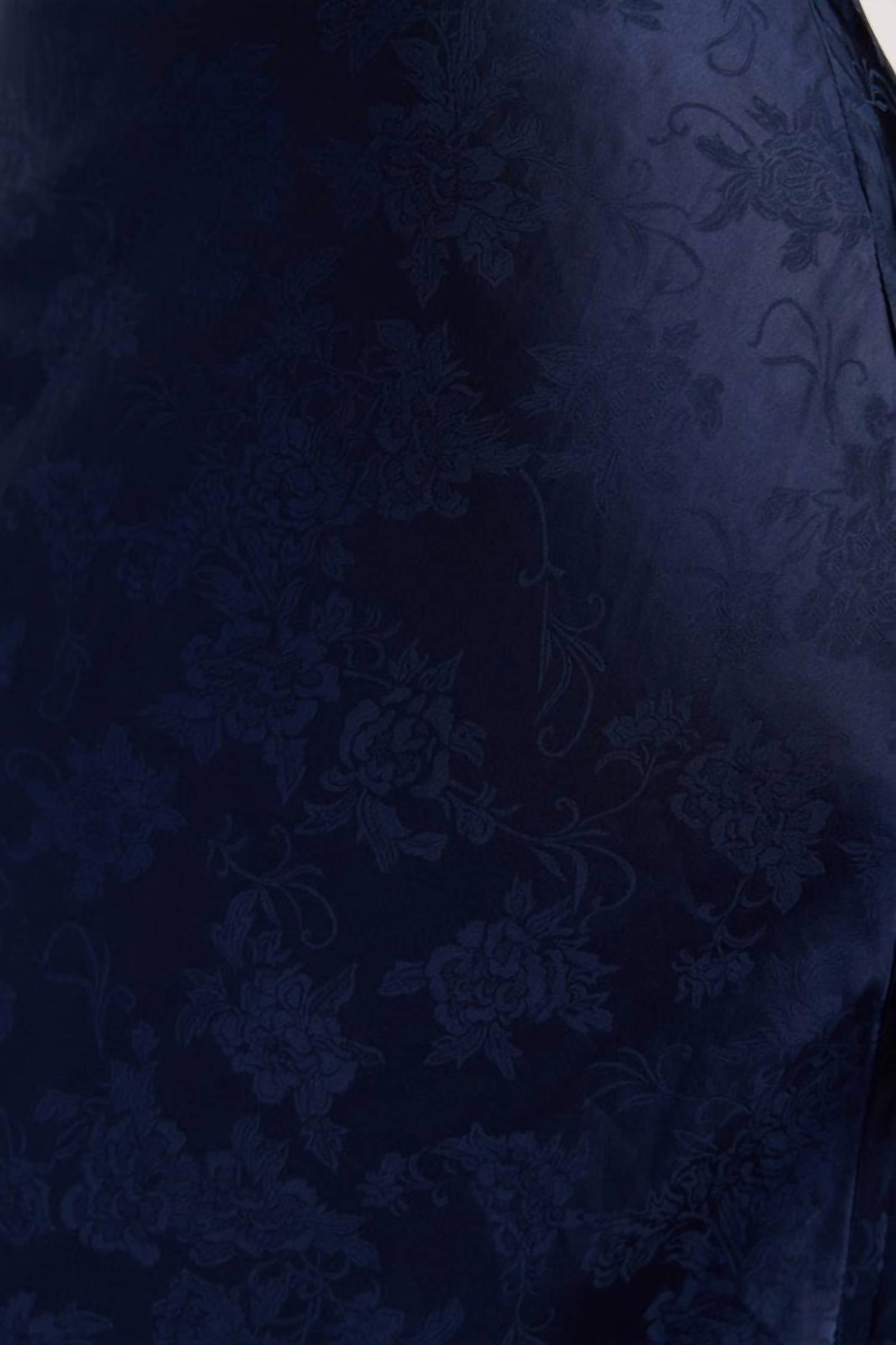 Emory Park - Open Back Satin Halter Midi Dress