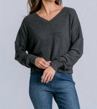 Michael Stars - Vic Madison Jersey Relaxed V Top