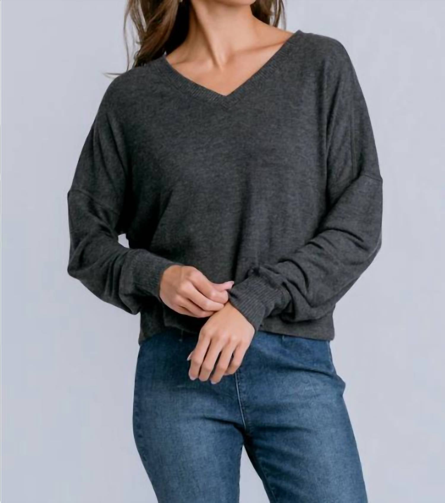 Michael Stars - Vic Madison Jersey Relaxed V Top