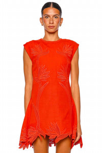 Simkhai - Raquel Embroidered Mini Dress