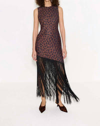 Simon Miller - Casablanca Crepe Fringe Dress
