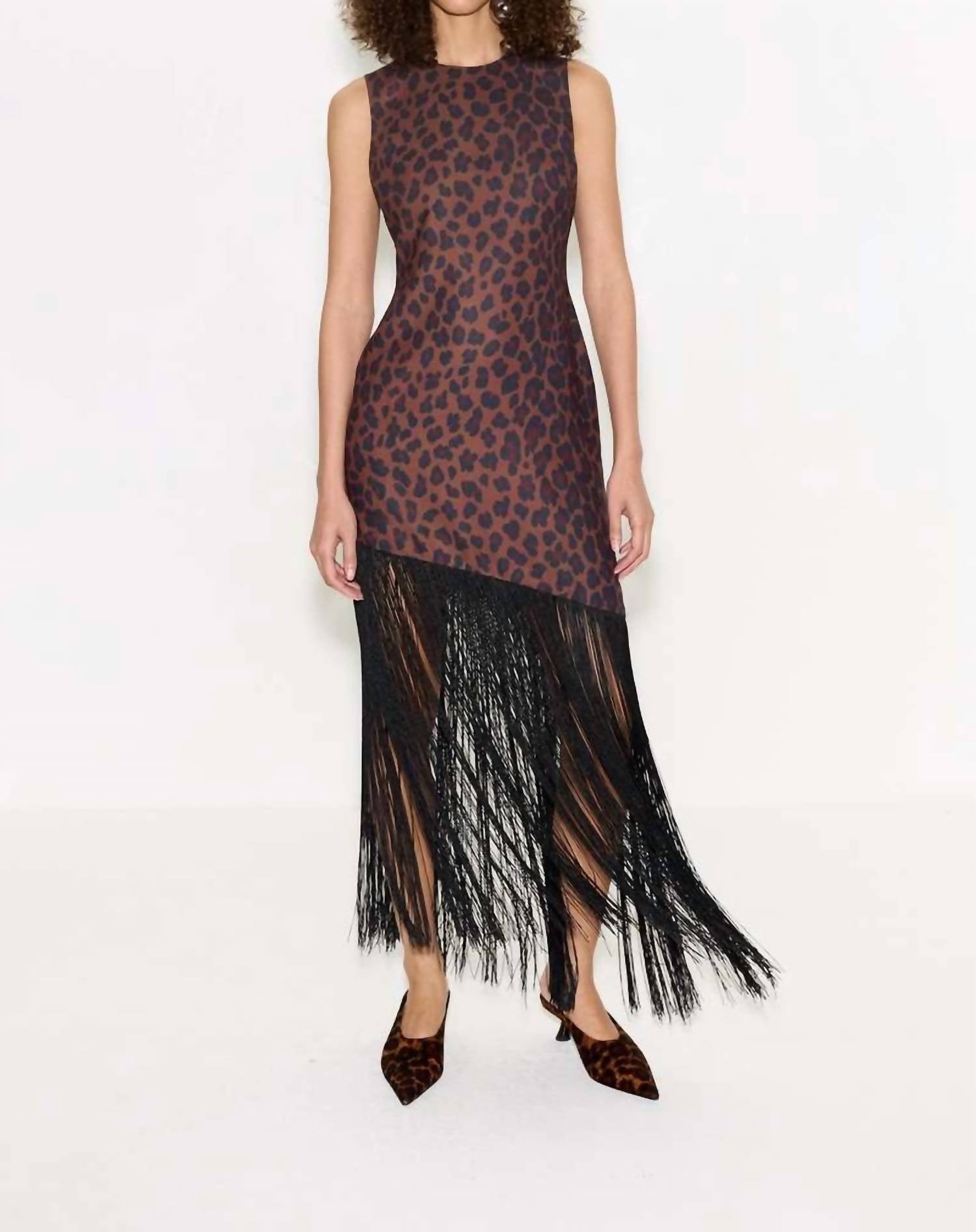Simon Miller - Casablanca Crepe Fringe Dress