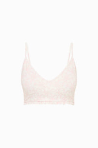 Loveshackfancy - Erza Bow Print Active Bra