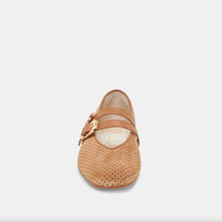 Dolce Vita Women's Baylee Ballet Flats in pecan perforated - women's flats - alternate view