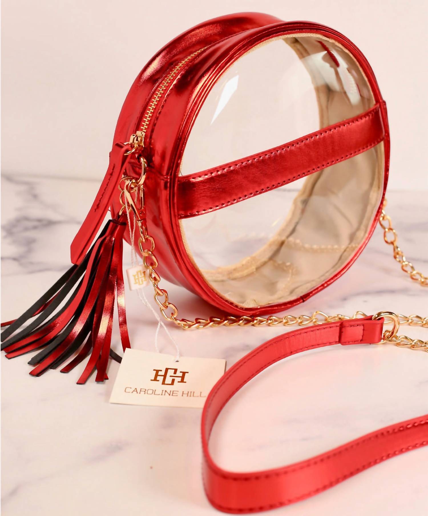 Caroline Hill - Women's Madison Clear Crossbody Bag