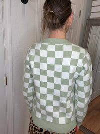 Michelle Mae - Chelsey Checkered Sweater