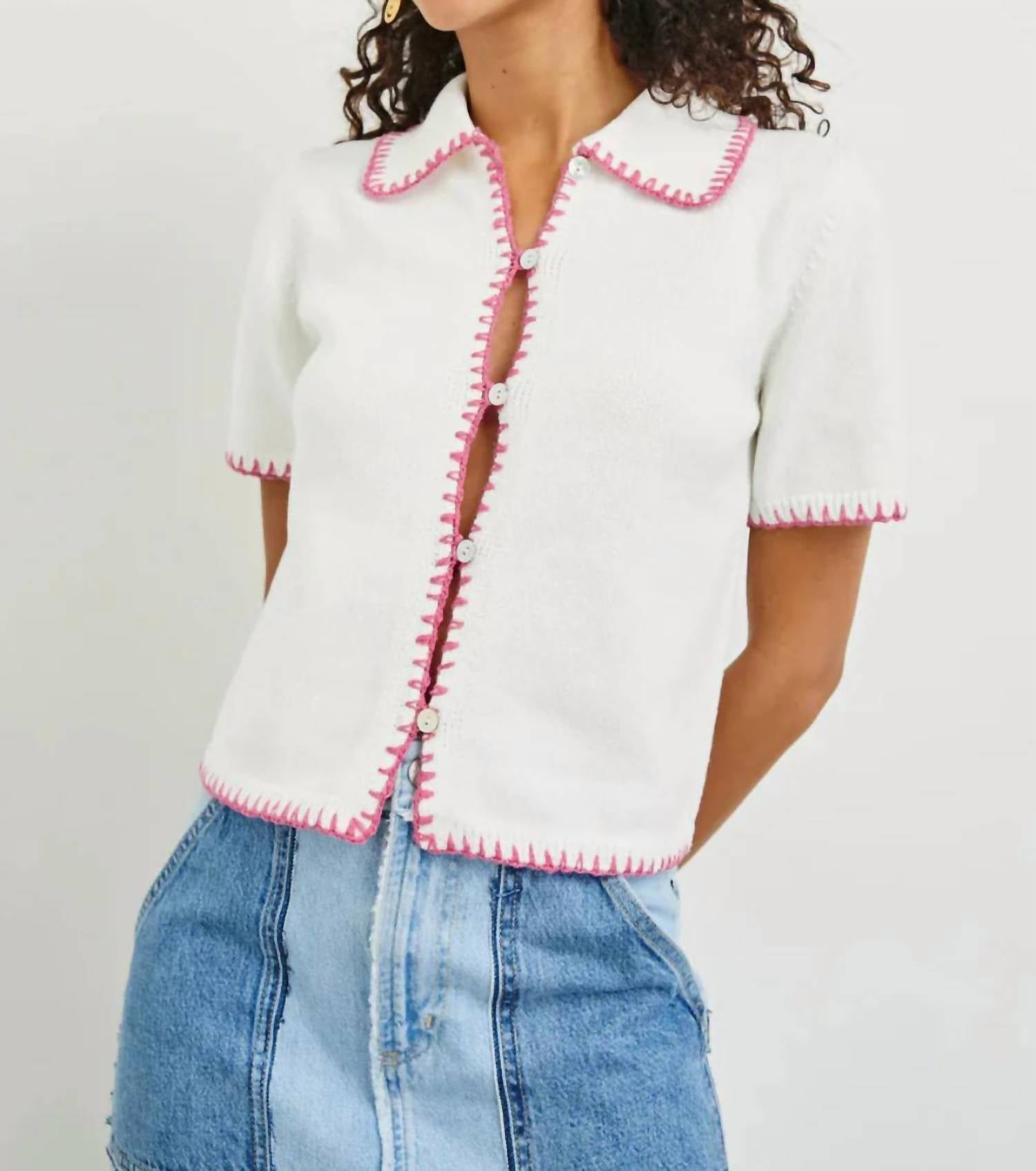 Rails - Maliah Short-sleeve Knit Cardigan