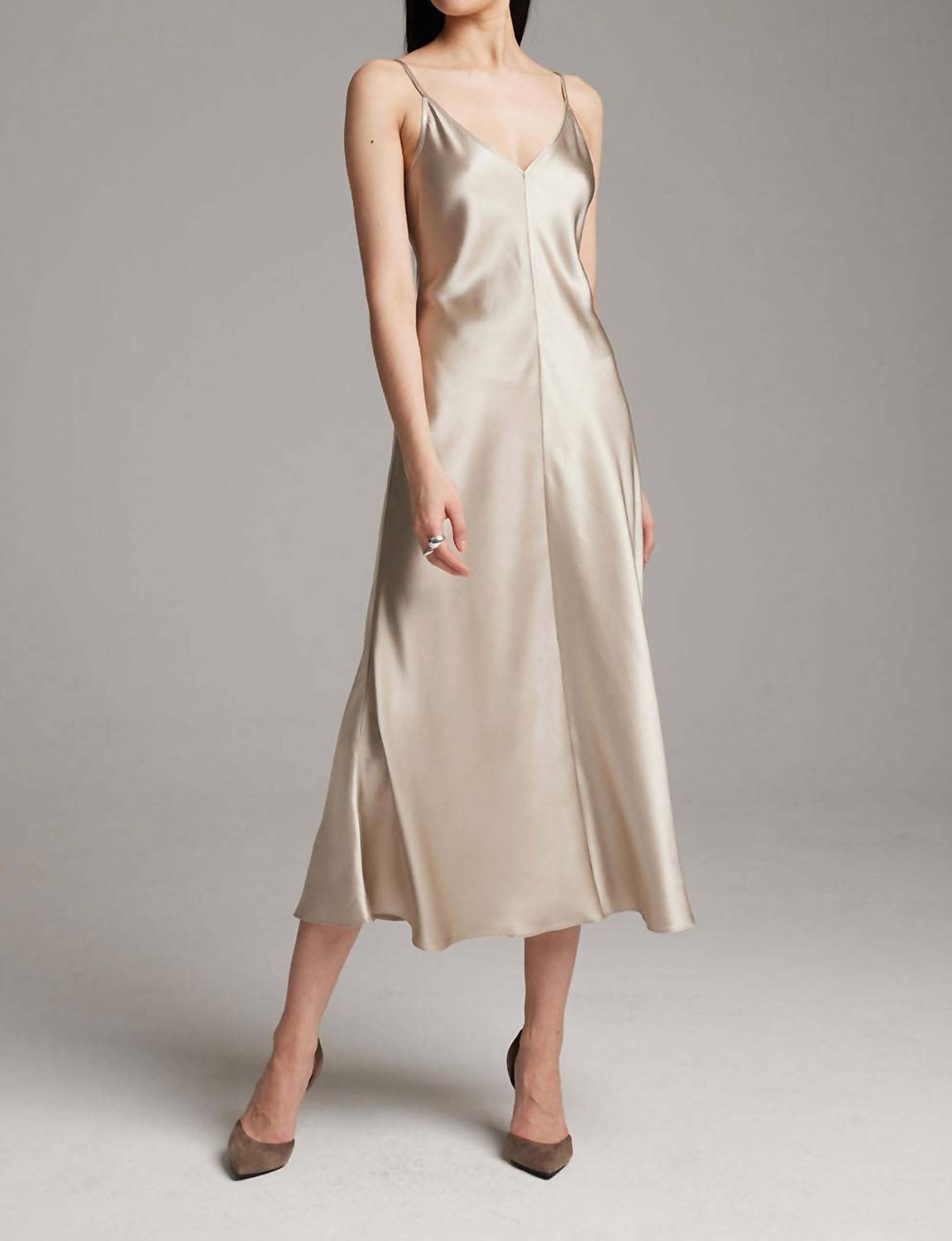 Voz - V-neck Slip Dress