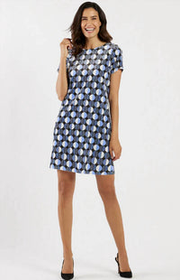 JUDE CONNALLY Ella Velvet Mini Dress in mod dot black - women's dress - alternate view