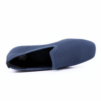bussola Women's Vista Knit Low Loafers in shadow blue - women's flats - view 5