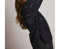 Brodie Cashmere - Hot Fix Zebra Cashmere Crew Neck Jumper Sweater
