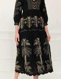 Pink City Prints - Laura Midi Dress