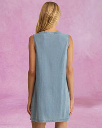 Z Supply - Solace Jersey Denim Mini Dress