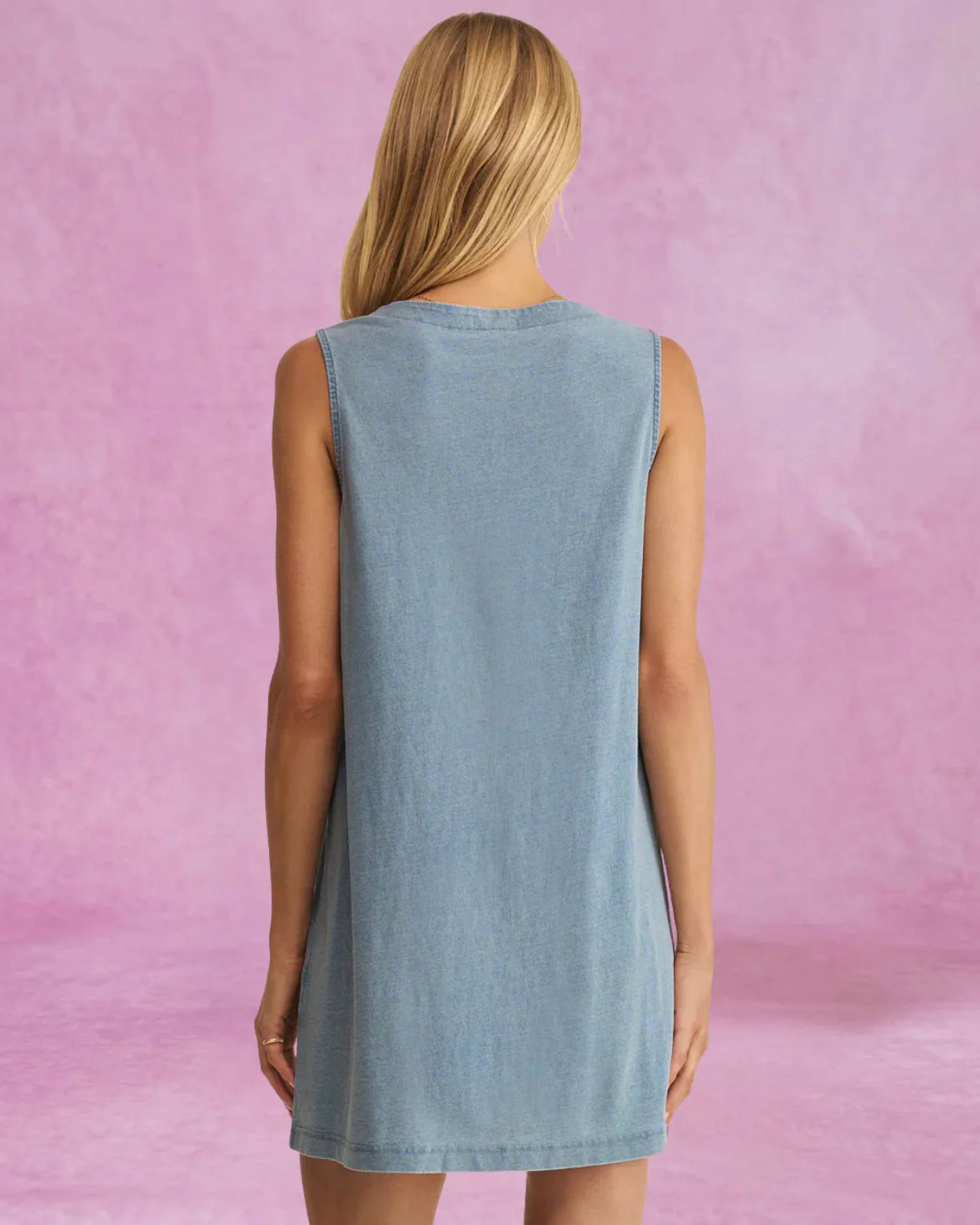 Z Supply - Solace Jersey Denim Mini Dress