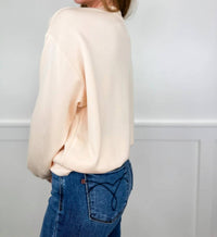 Davi & Dani - Ready To Blossom Rayon Blend Long Sleeve Top