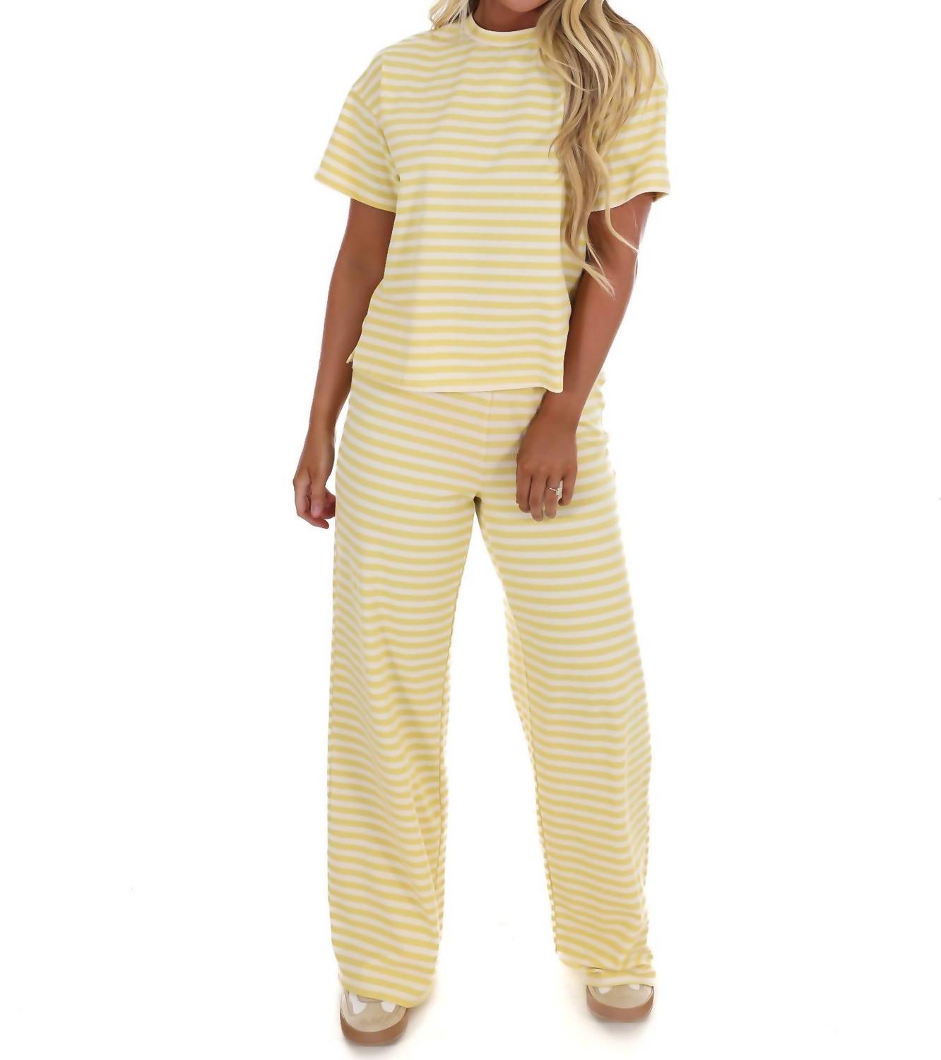 Things Between - Straight Line Stripe Two Piece Set