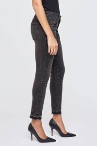 Moussy Framingham Skinny Jean in light black - women's jeans - alternate view