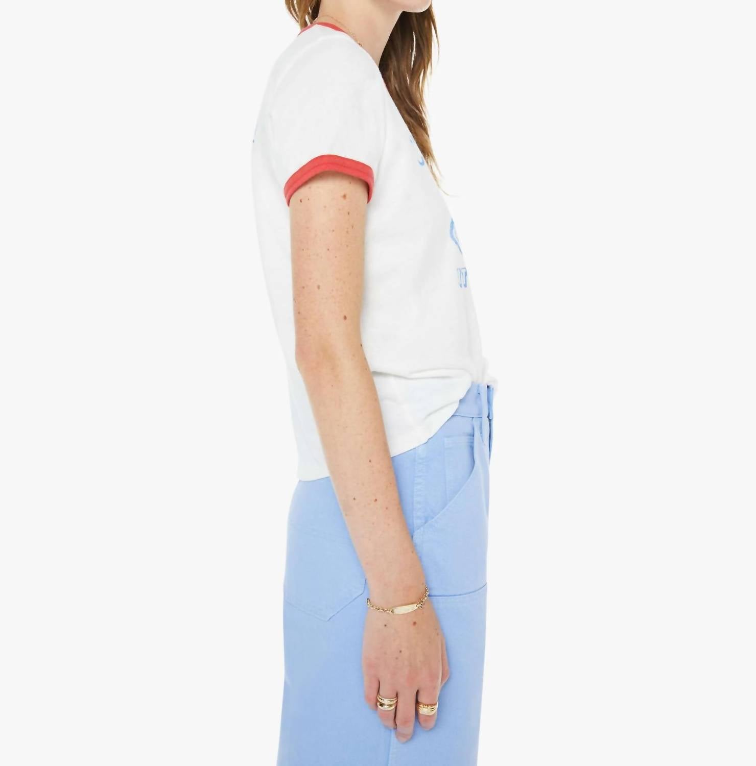 Mother - Lil Goodie Ringer Short Sleeve Tee