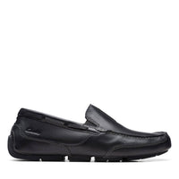 Clarks Men's Markman Seam Shoes in black - men's loafer